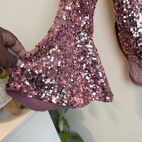 Moulinette Soeurs V-neck Sequined Blouse 0 - Picture 3 of 6